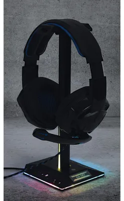 Produktbild von RGB-Kopfhörerhalter mit 2 USB-Anschlüssen