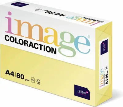 Produktbild von Kopa A4 Gelb-Des.Mix Coloraction, 500Bl, 80g