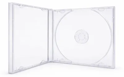 Immagine prodotto di Custodie trasparenti per CD/DVD da 10,4 mm per 1 disco, con coperchio trasparente (confezione da 5)
