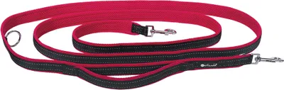 Produktbild von Petlando Outdoor Führleine 3 m verstellbar mit Sicherheitsgriff rot Hundeleine Leine Hund Größe S