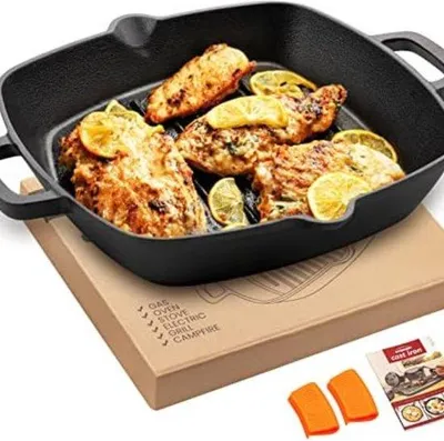 Produktbild von Famanu Wokpfanne aus Gusseisen - 26 cm