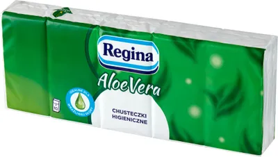 Obrázok produktu pre Regina Chusteczki Higieniczne 10 x 9 sztuk Aloe Vera