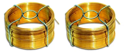 Produktbild von Messingdraht FGL08 - Durchmesser 0,8 mm - 50 m (2er Pack)