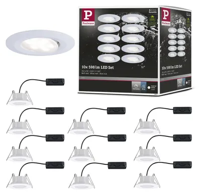 Produktbild von Paulmann LED Einbauleuchte Calla Basisset schwenkbar