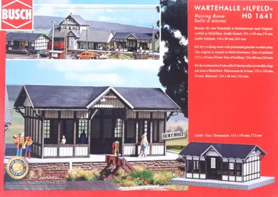 Produktbild von Busch Wartehalle Ilfeld H0 1641
