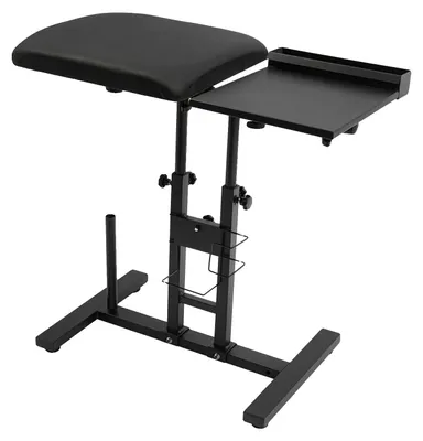 Obrázek produktu pro Stojan na tetovací vybavení, ergonomický design, kompaktní úložný prostor, černý