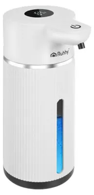 Produktbild von Ruhhy 27653 Berührungsloser Seifenspender 420 ml, LED, USB-C, weiß