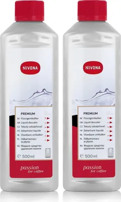 Produktbild von Nivona Kaffeemaschinen-Entkalker, 2x 500ml, für alle CafeRomatica Modelle, NIRK 703 – Löst Kalk zuverlässig, rückstandsfrei und geschmacksschonend (je bis zu 5 Anwendungen pro Flasche)