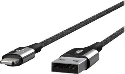 Produktbild von Belkin 1.2m, Lightning/USB, 1,2 m, Lightning, USB A, Schwarz, Gerade, Gerade