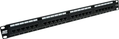 Immagine prodotto di ACT Patchpanel 24-ports unshielded CAT5E PATCHPANEL 24P UTP C5E (PP1001)