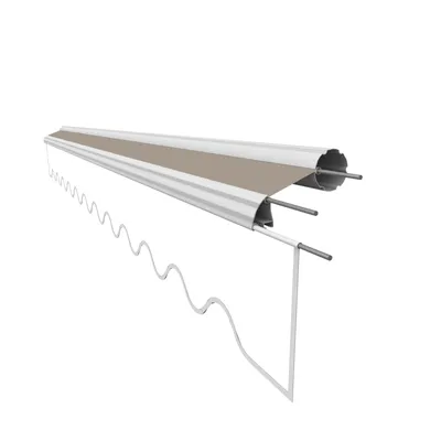 Produktbild von VANA Markisenstoff für 3 x 2,5 m Markisen ohne Volant Markisentuch fertig genäht Maß Bespannung 2,82 x 2,5 m Design SPD085