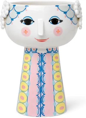 Imagen del producto de Jarrón, altura 23 cm, diseño clásico para flores, color rosa