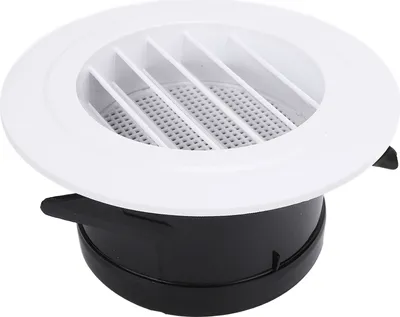 Zdjęcie produktu dla okrągła osłona wentylacyjna 100 mm 4-calowa kratka wentylacyjna ABS do łazienki i biura