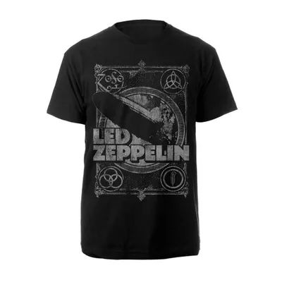 Produktbild von Led Zeppelin T-Shirt Vintage Print LZ1 Black S