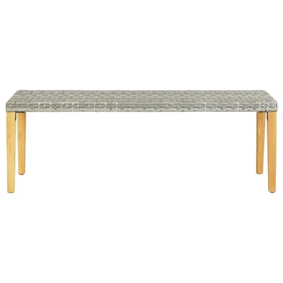 Immagine prodotto di Panca da Giardino 80 cm in Polyrattan Grigio