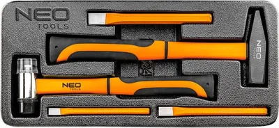 Obrázek produktu pro NEO TOOLS Kladiva a sekáče, sada 5 kusů, vložky