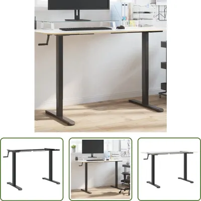 Immagine prodotto di The Living Store Telaio per scrivania (94-135)x60x(70-114) cm