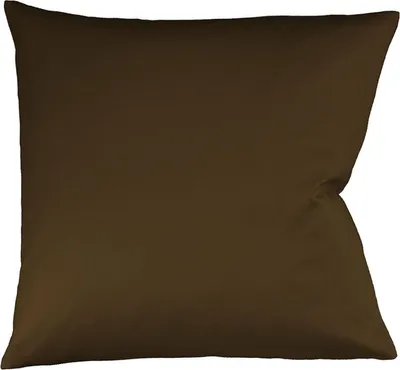 Produktbild von Fleuresse Interlock-Jersey-Kissenbezug uni colours mokka 8022