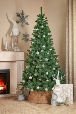 Produktbild von Mica Decorations Weihnachtsbaumdecke - H28 x Ø75 cm - Seegras - Naturbraun