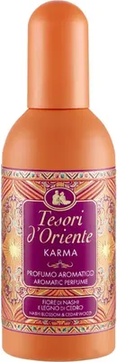 Produktbild von Tesori d'Oriente Parfum Karma Aromatischer Duft mit Nashi Blume und Zedernholz 100ml