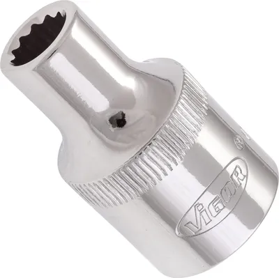 Produktbild von Vigor V7512-8, Buchse, 1/2", Metrisch, 1 Kopf/Köpfe, 8 mm, 38 mm