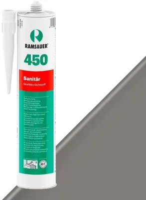 Produktbild von RAMSAUER 450 Sanitär Silikon 310 ml Kartusche Grau