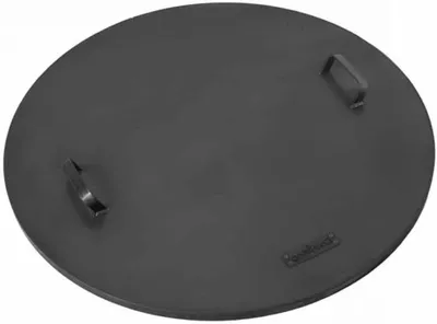Productafbeelding van Deksel voor Vuurschaal - Afdekhoes Buiten - Veilig Afdekken - Twee Hendels - 71 cm - Zwart