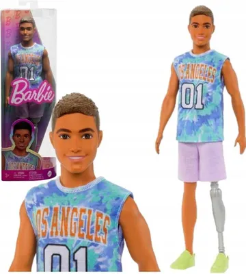 Obrázek produktu pro Barbie Fashionistas Ken Sportovní oblečení s protézou nohy