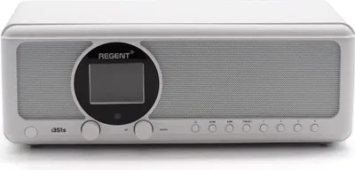Immagine prodotto di Ferguson Regent i351S - Internetradio WLAN, radio DAB+ con Bluetooth, Spotify Connect, display panoramico, doppia sveglia, app per la gestione delle ferie, trasmettitore Bluetooth