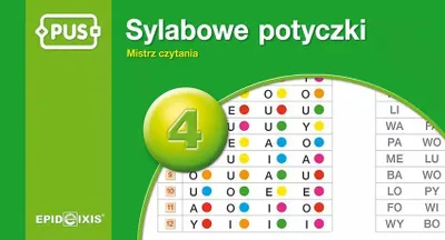Imagen del producto de PUS. Sylabowe potyczki. Mistrz czytania. Część 4
