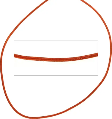Produktbild von JOBO Leder-Schnur hellbraun ca. 1 m lang