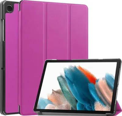Produktbild von Samsung Galaxy Tab A9 Hülle - Tri-Fold Ständer Klapphülle mit Schlaf/Wach-Funktion - Violett