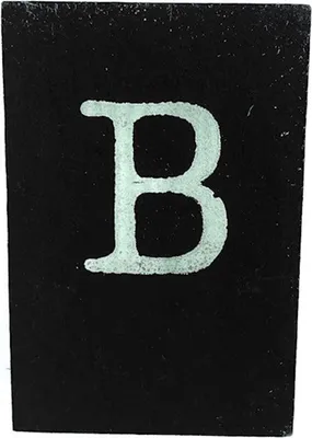 Produktbild von BaumwolleCounts Buchstabe B - Schwarz | Buchstaben