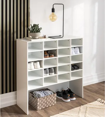 Produktbild von Schuhschrank XL, ca. 92 x 33 x 99 cm, Weiß