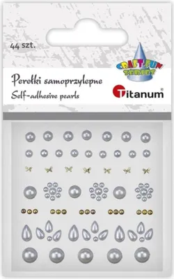 Produktbild von Selbstklebende Perlen, Mix, 44 Stück – Titanum