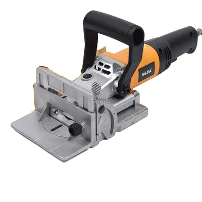 Immagine prodotto di Fresatrice per legno, regolazione dell'angolo da 0 a 90°, regolazione della profondità da 0 a 18 mm, lama di lunga durata