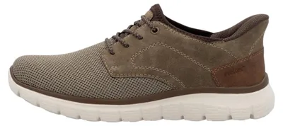 Imagen del producto de Zapatos de hombre Rieker, tipo zapatillas, color marrón, para uso casual