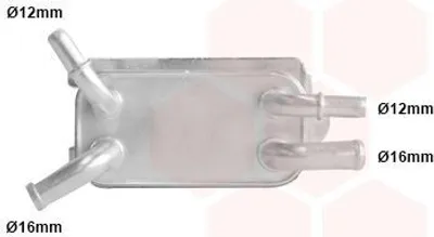 Produktbild von VAN WEZEL 59003135 Ölkühler Motoröl für FORD Focus II Schrägheck (DA, HCP, DP) für VOLVO V50 (545)