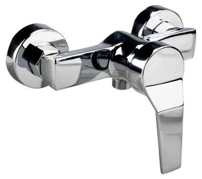 Produktbild von Einhebelmischer für Dusche mit G1/2 Brauseabgang, Mischbatterie für Wandmontage aus Aluminiumlegierung