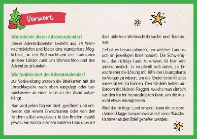 Produktbild von Weihnachtspost aus aller Welt. Adventskalender-Rätsel für Kinder von 8 bis 12
