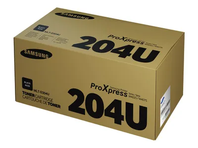 Obrázek produktu pro Samsung Černá tonerová kazeta s ultra vysokou výtěžností MLT-D204U, 15000 str., Černá, 1 kusů