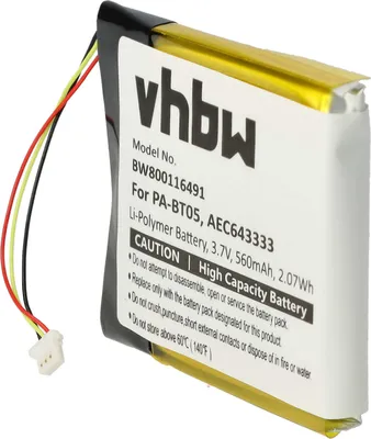 Produktbild von vhbw Akku kompatibel mit Beats Solo Pro Wireless Wireless Headset Kopfhörer (560 mAh, 3,7 V, Li-Polymer)