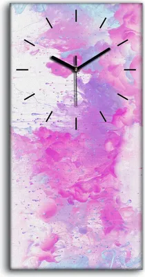 Produktbild von Leinwand Wanduhr Wandkunst Uhr Geräuschlos 30x60 Malerei Abstrakte Kunst - schwarze Hände