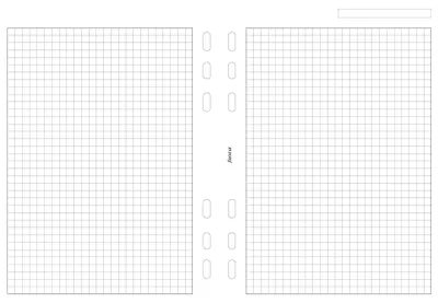 Immagine prodotto di Inserto Filofax A5: quadretti bianchi e a scacchiera