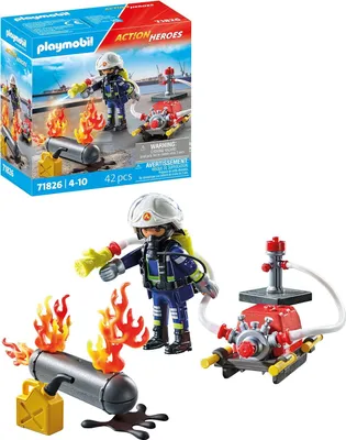 Image de PLAYMOBIL PLAYMOBIL 71826 Extinction d'un réservoir de gaz 71826