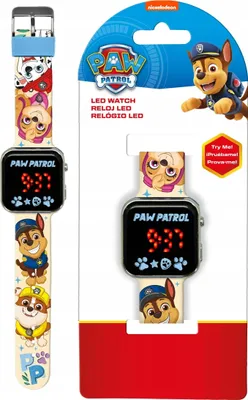 Zdjęcie produktu dla Cyfrowy Zegarek LED CYFROWY Dziecięcy dla Dzieci PSI PATROL Paw Patrol / PW19961