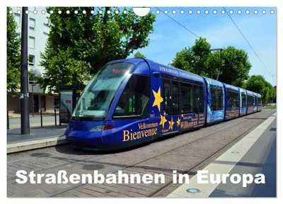 Produktbild von Straßenbahnen in Europa (Wandkalender 2027 DIN A4 quer), CALVENDO Monatskalender