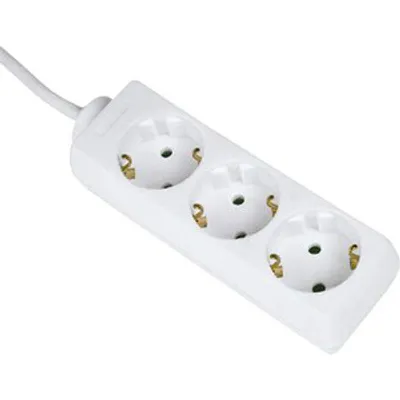 Produktbild von Hama 00030528, 3 AC-Ausgänge, 230 V, 50 Hz, 3500 W, Weiß, 1,4 m