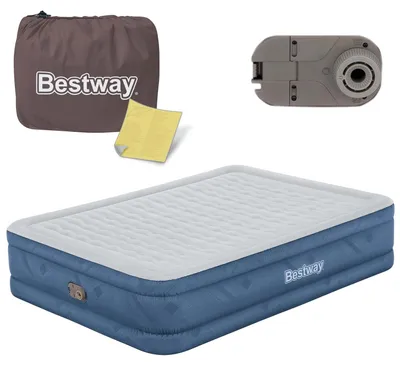 Obrázek produktu pro Bestway 69075, Dvojitá matrace, Obdélník, Venkovní, Zabudovaná vzduchová pumpa