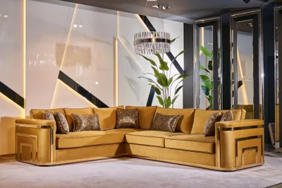 Zdjęcie produktu dla Sofa narożne, meble, tkanina, zestaw wypoczynkowy, sofa narożna w kształcie litery L, narożnik
